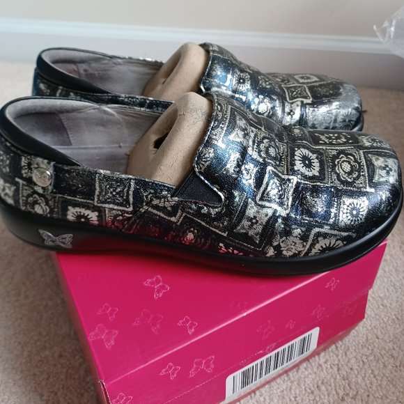 COPY - Alegria Leather Clog Shoes - Picture 1 of 7